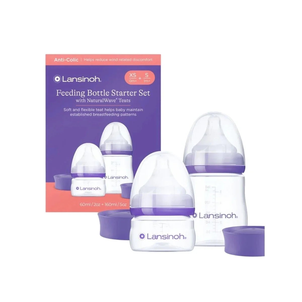 Lansinoh Feeding Starter Set Extra Slow & Slow | Luxury Home Accessories | Heulog Glow
