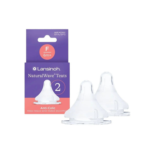Lansinoh NaturalWave Fast Flow Teats Pack of 2 | Luxury Home Accessories | Heulog Glow