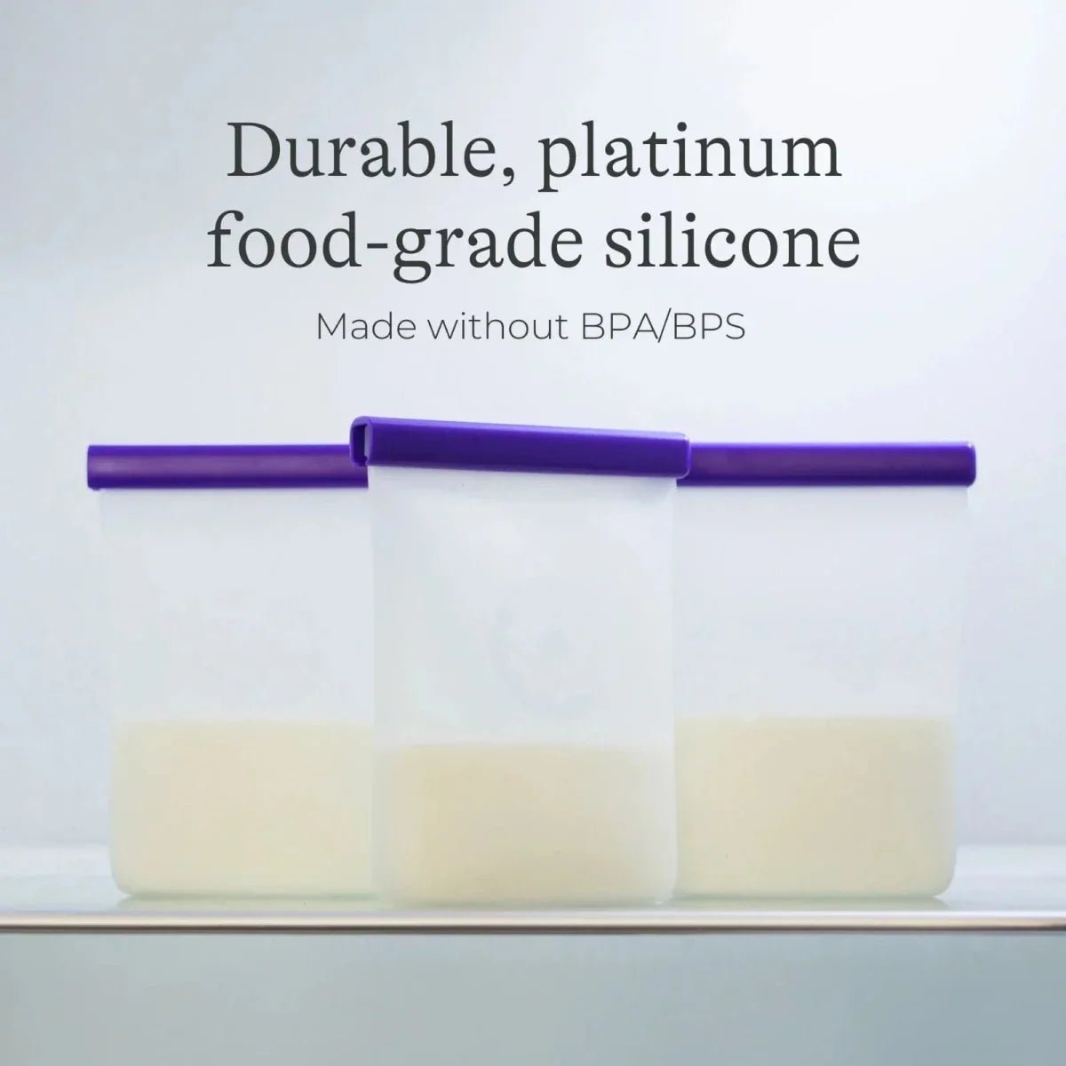 Lansinoh Silicone Breastmilk Storage Bags Pack of 5 | Luxury Home Accessories | Heulog Glow