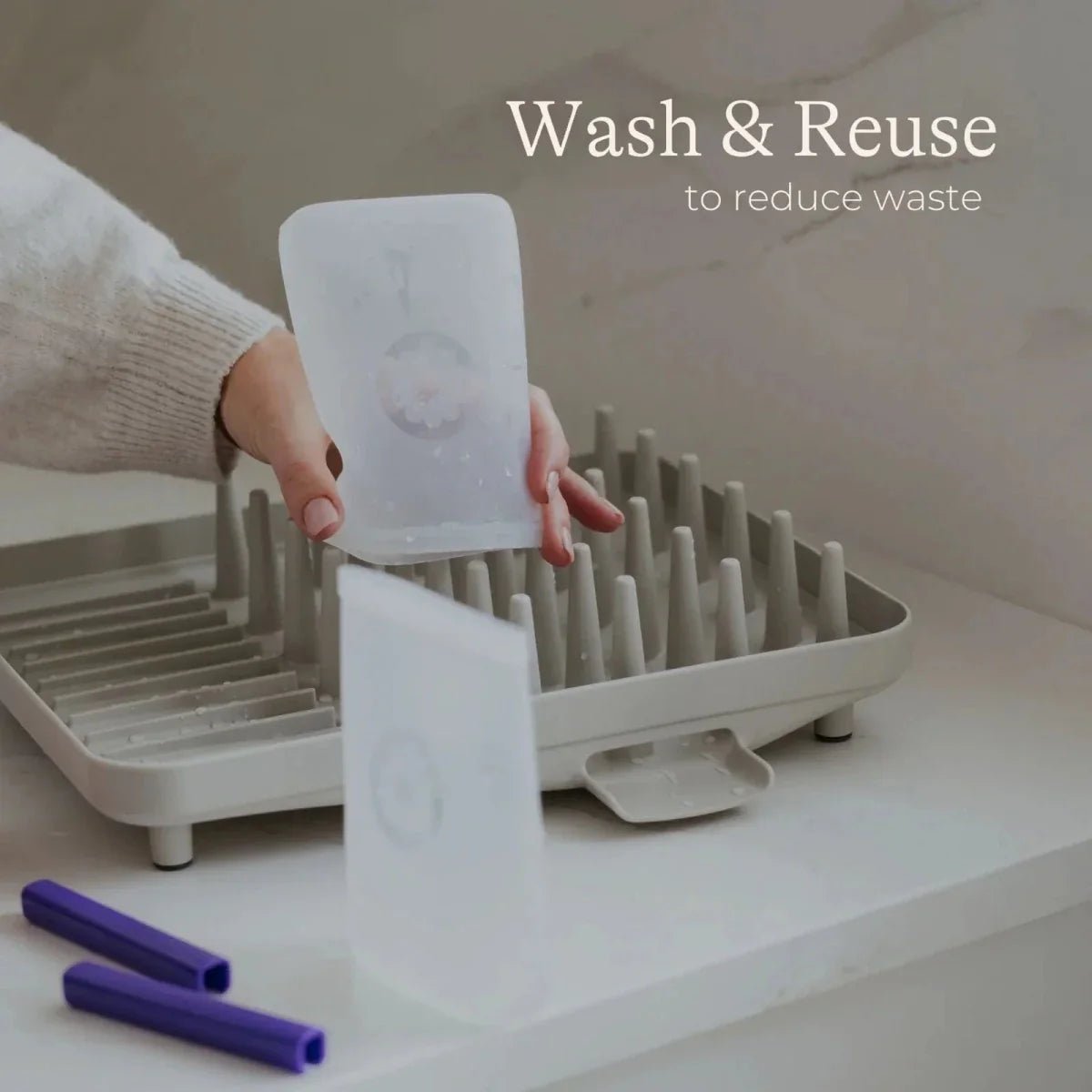 Lansinoh Silicone Breastmilk Storage Bags Pack of 5 | Luxury Home Accessories | Heulog Glow