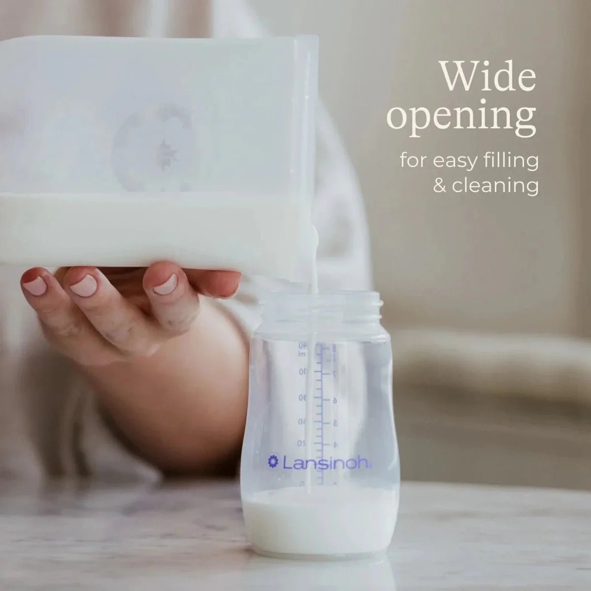 Lansinoh Silicone Breastmilk Storage Bags Pack of 5 | Luxury Home Accessories | Heulog Glow