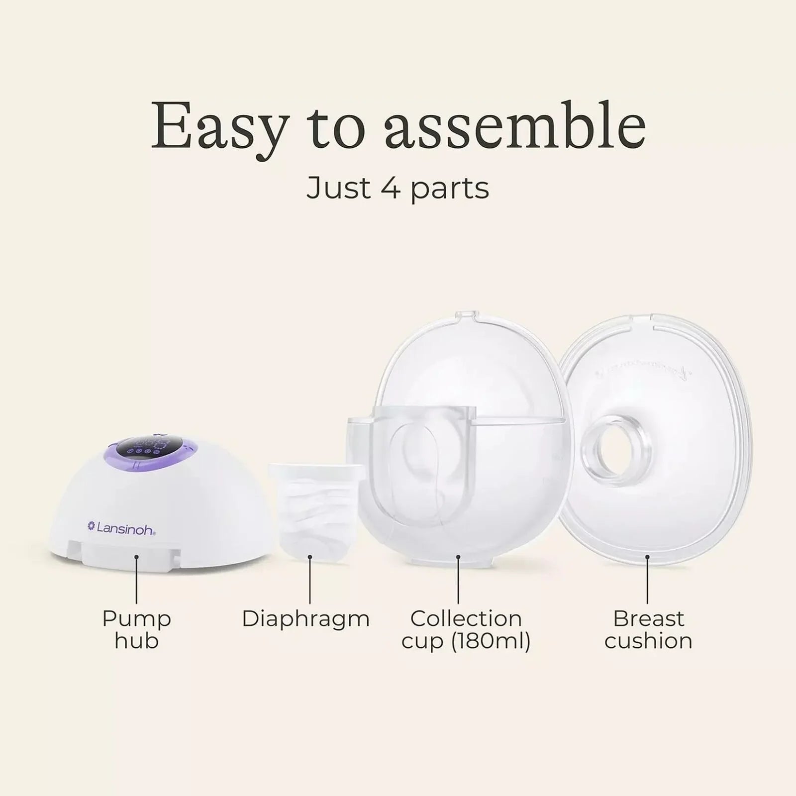 Lansinoh Single Wearable Breast Pump | Luxury Home Accessories | Heulog Glow