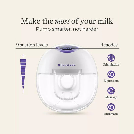 Lansinoh Single Wearable Breast Pump | Luxury Home Accessories | Heulog Glow