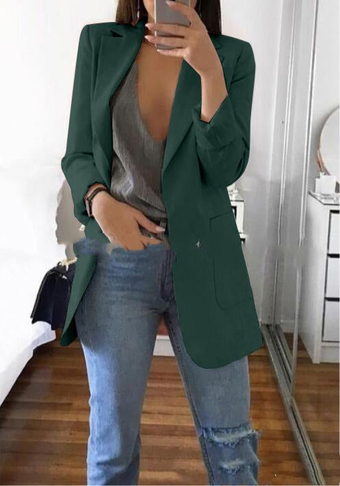 Lapel Slim Cardigan Temperament Blazer | Luxury Home Accessories | Heulog Glow