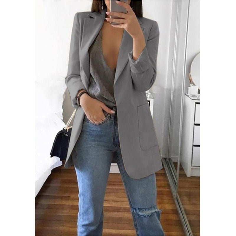 Lapel Slim Cardigan Temperament Blazer | Luxury Home Accessories | Heulog Glow