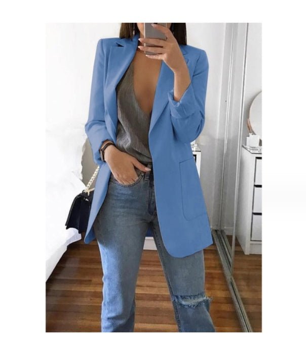 Lapel Slim Cardigan Temperament Blazer | Luxury Home Accessories | Heulog Glow