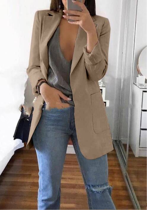 Lapel Slim Cardigan Temperament Blazer | Luxury Home Accessories | Heulog Glow