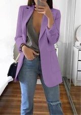 Lapel Slim Cardigan Temperament Blazer | Luxury Home Accessories | Heulog Glow