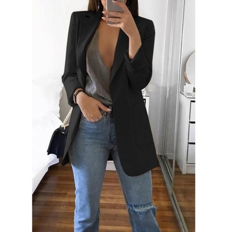 Lapel Slim Cardigan Temperament Blazer | Luxury Home Accessories | Heulog Glow