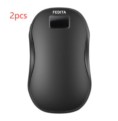 Large Capacity Double-sided Heating Digital Display USB Charging Portable Hand Warmer | Luxury Home Accessories | Heulog Glow