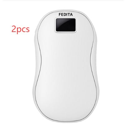 Large Capacity Double-sided Heating Digital Display USB Charging Portable Hand Warmer | Luxury Home Accessories | Heulog Glow