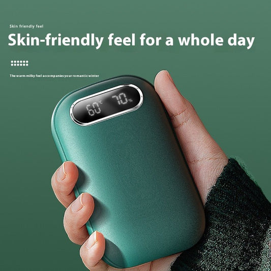 Large Capacity Double-sided Heating Digital Display USB Charging Portable Hand Warmer | Luxury Home Accessories | Heulog Glow