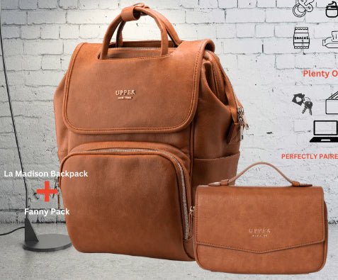 Large Capacity Multifunctional Shoulder PU Backpack | Luxury Home Accessories | Heulog Glow