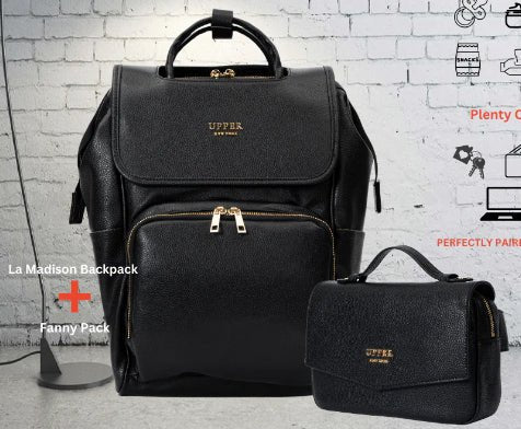 Large Capacity Multifunctional Shoulder PU Backpack | Luxury Home Accessories | Heulog Glow