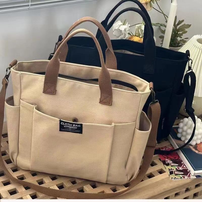 Large Capacity Shoulder Canvas Bag, Commuting Hand Bag | Luxury Home Accessories | Heulog Glow