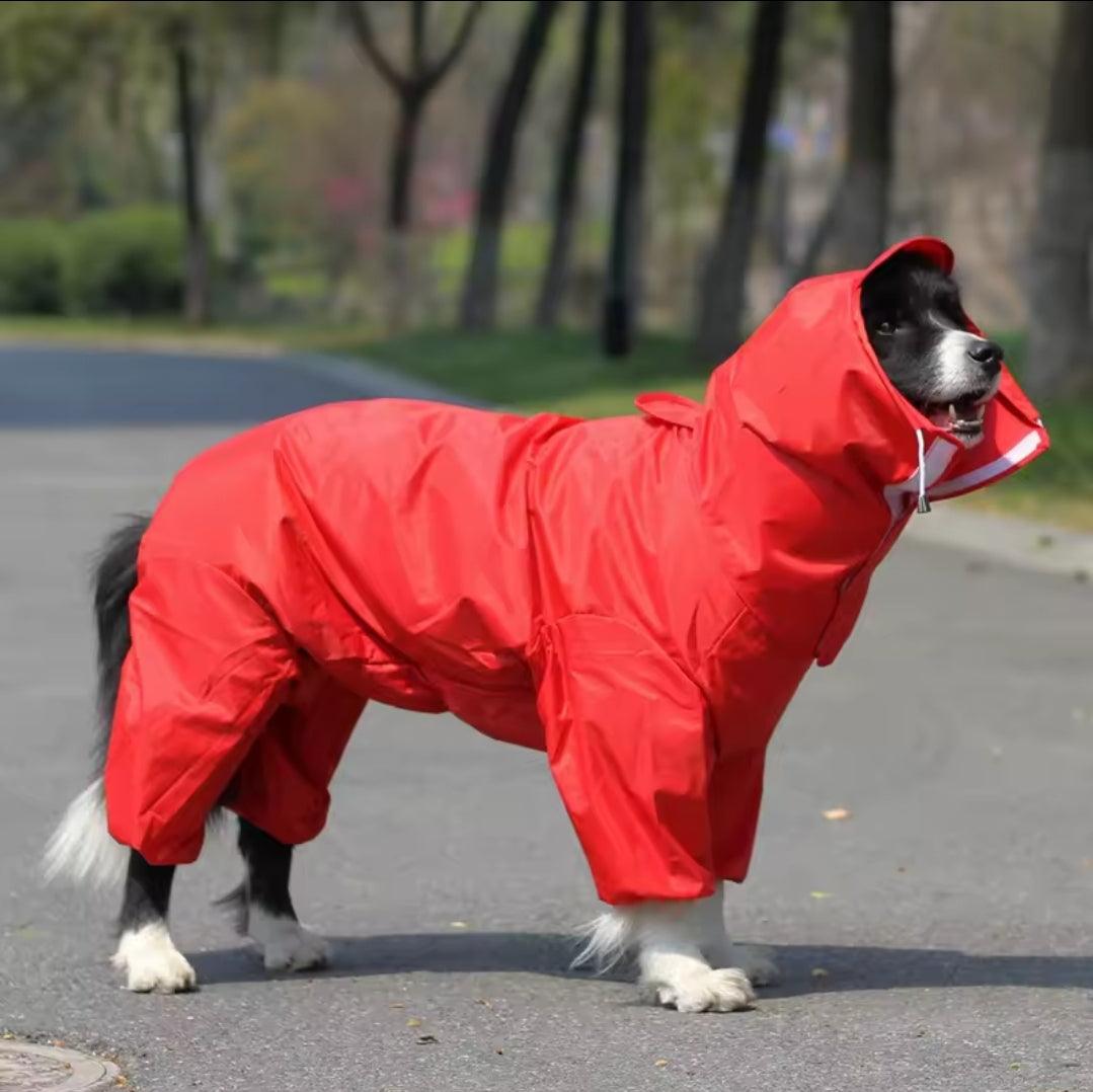 Large Dog Rain Coat - All-In-One | Luxury Home Accessories | Heulog Glow