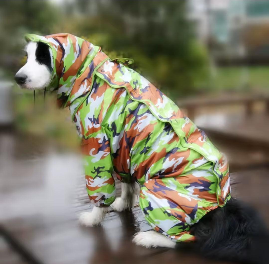 Large Dog Rain Coat - All-In-One | Luxury Home Accessories | Heulog Glow
