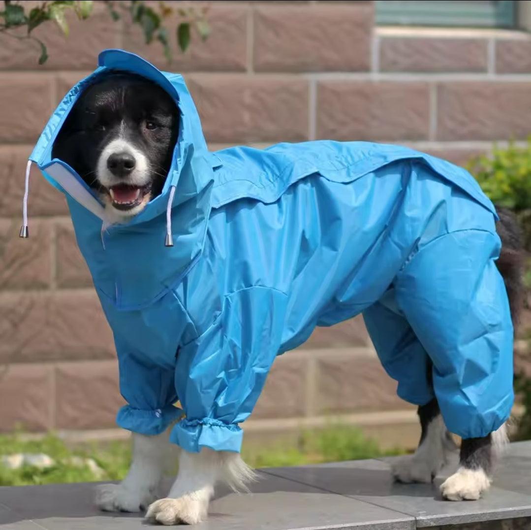 Large Dog Rain Coat - All-In-One | Luxury Home Accessories | Heulog Glow