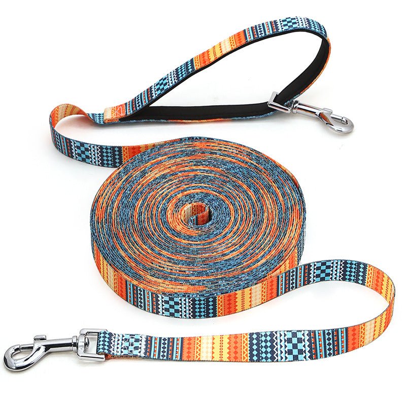 Large, Medium And Small Dog Lengthened Pet Traction Rope 15 Meters Free Training Dog Custom Printing Competition-Level Training Rope | Luxury Home Accessories | Heulog Glow