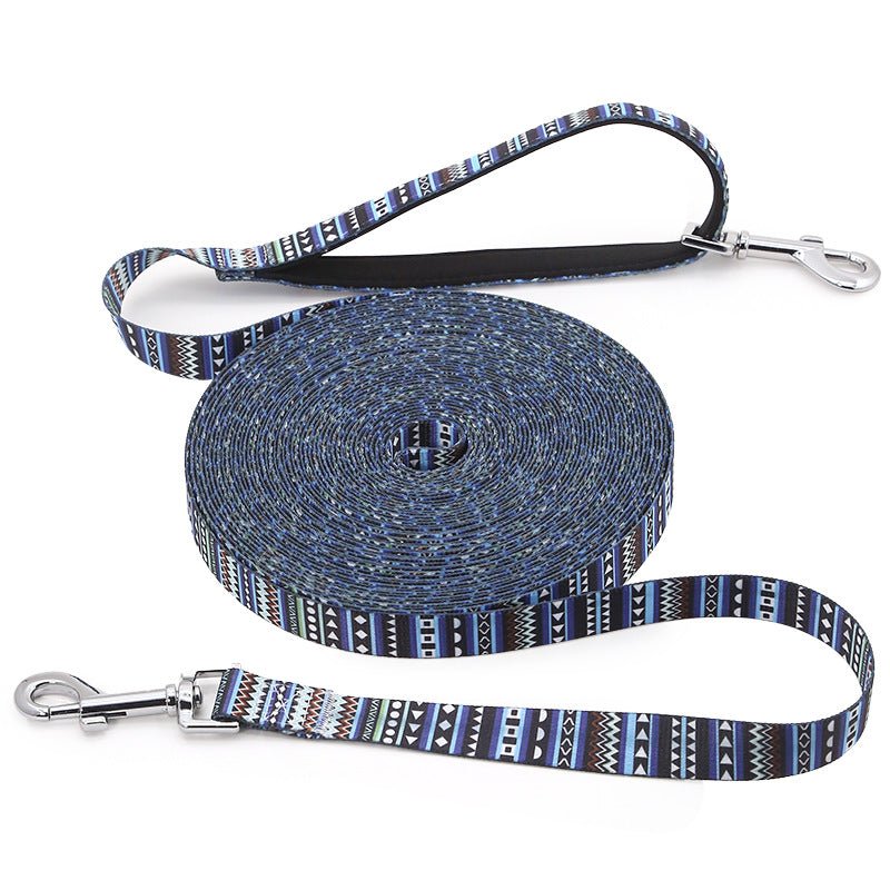Large, Medium And Small Dog Lengthened Pet Traction Rope 15 Meters Free Training Dog Custom Printing Competition-Level Training Rope | Luxury Home Accessories | Heulog Glow