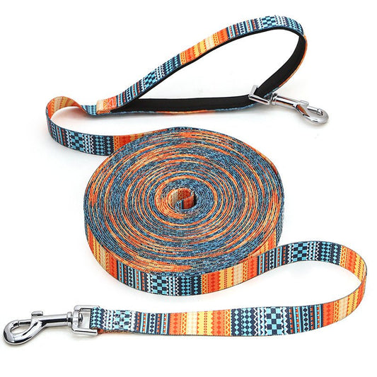 Large, Medium And Small Dog Lengthened Pet Traction Rope 15 Meters Free Training Dog Custom Printing Competition-Level Training Rope | Luxury Home Accessories | Heulog Glow