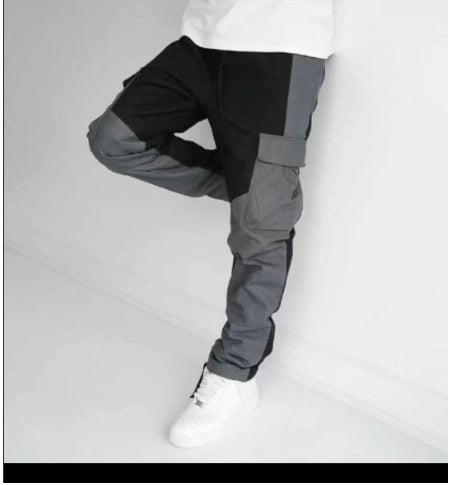 Large Pocket Stitching Trousers Men's Loose Feet | Luxury Home Accessories | Heulog Glow