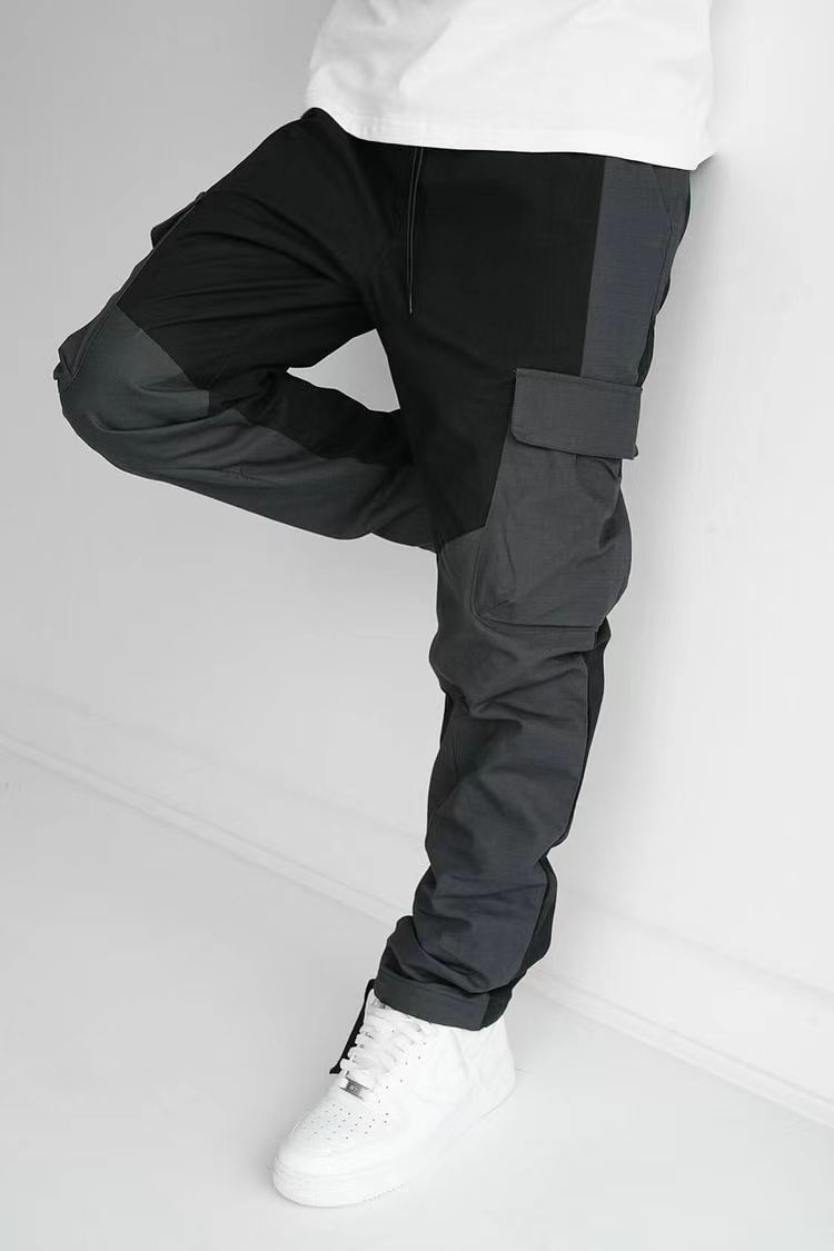 Large Pocket Stitching Trousers Men's Loose Feet | Luxury Home Accessories | Heulog Glow