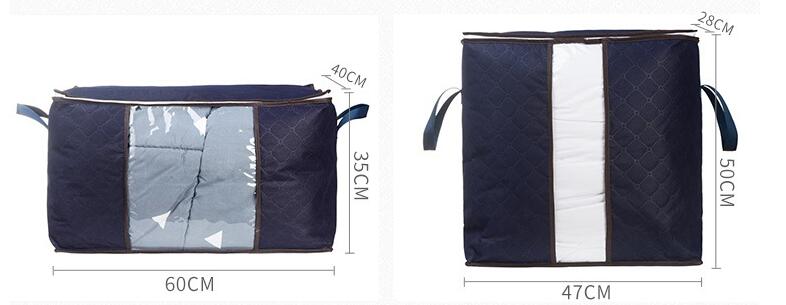 Large Quilt Bag Storage Bag Clothing Storage Box Moving Artifact Non-woven Finishing Dustproof Storage Bag | Luxury Home Accessories | Heulog Glow