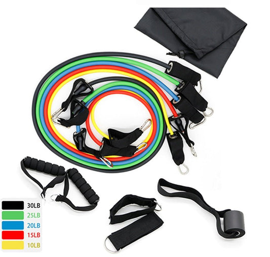 Latex Resistance Bands Workout Exercise Yoga Crossfit Fitness Tubes Pull Rope Fitness Exercise Equipment Tool | Luxury Home Accessories | Heulog Glow