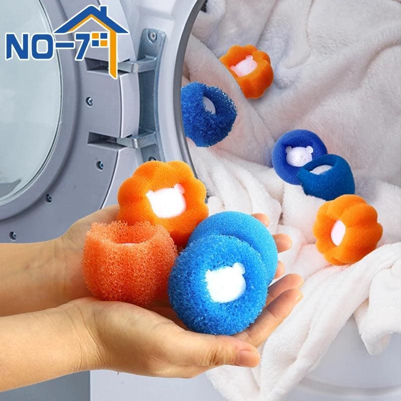 Laundry Balls Pet Hair Collector for Washing Machine Reusable Laundry Lint Catcher Removes Lint From Clothes Pet Cat Accessories | Luxury Home Accessories | Heulog Glow