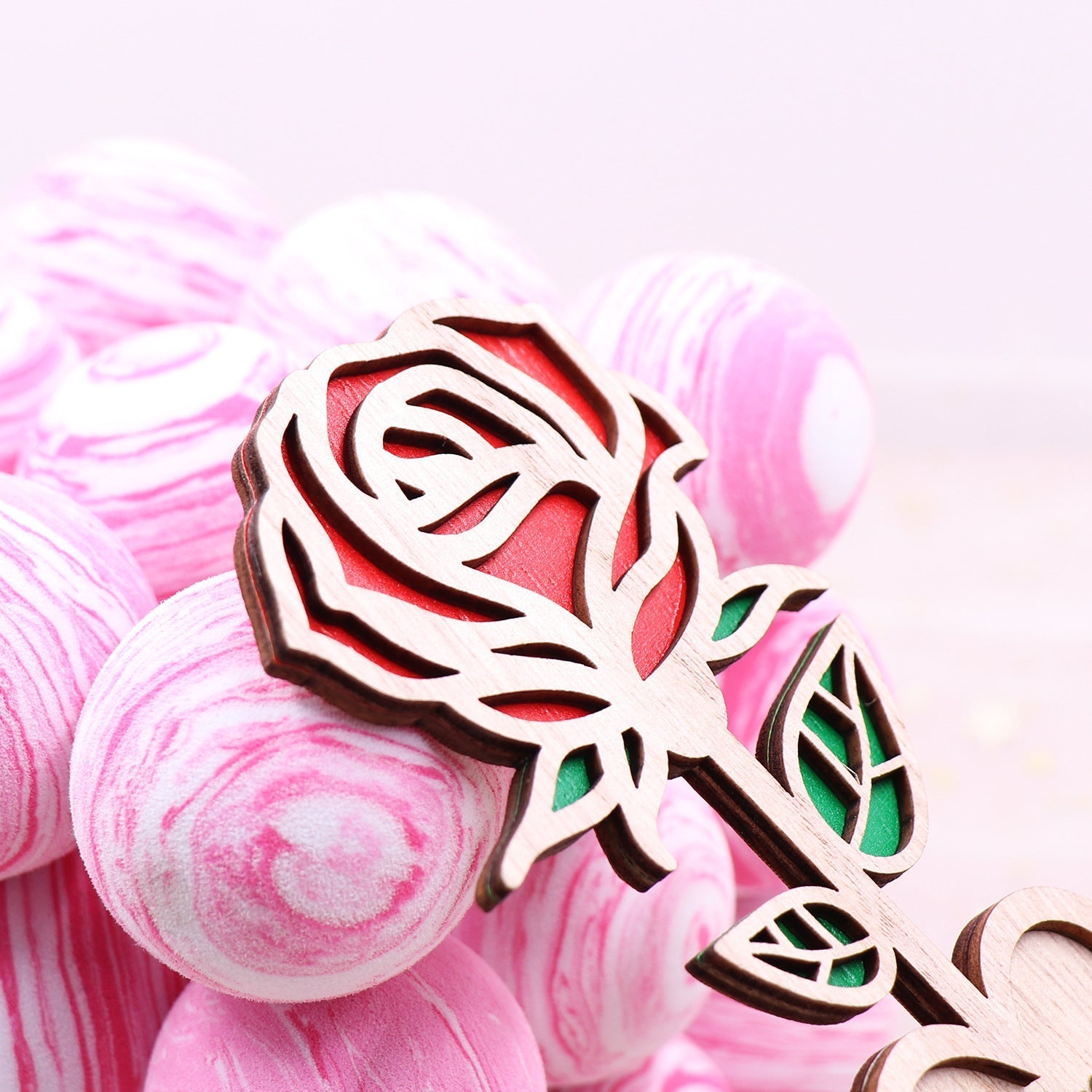 Layered Laser Cut Wood Mother's Day Gift | Luxury Home Accessories | Heulog Glow