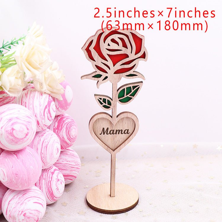 Layered Laser Cut Wood Mother's Day Gift | Luxury Home Accessories | Heulog Glow