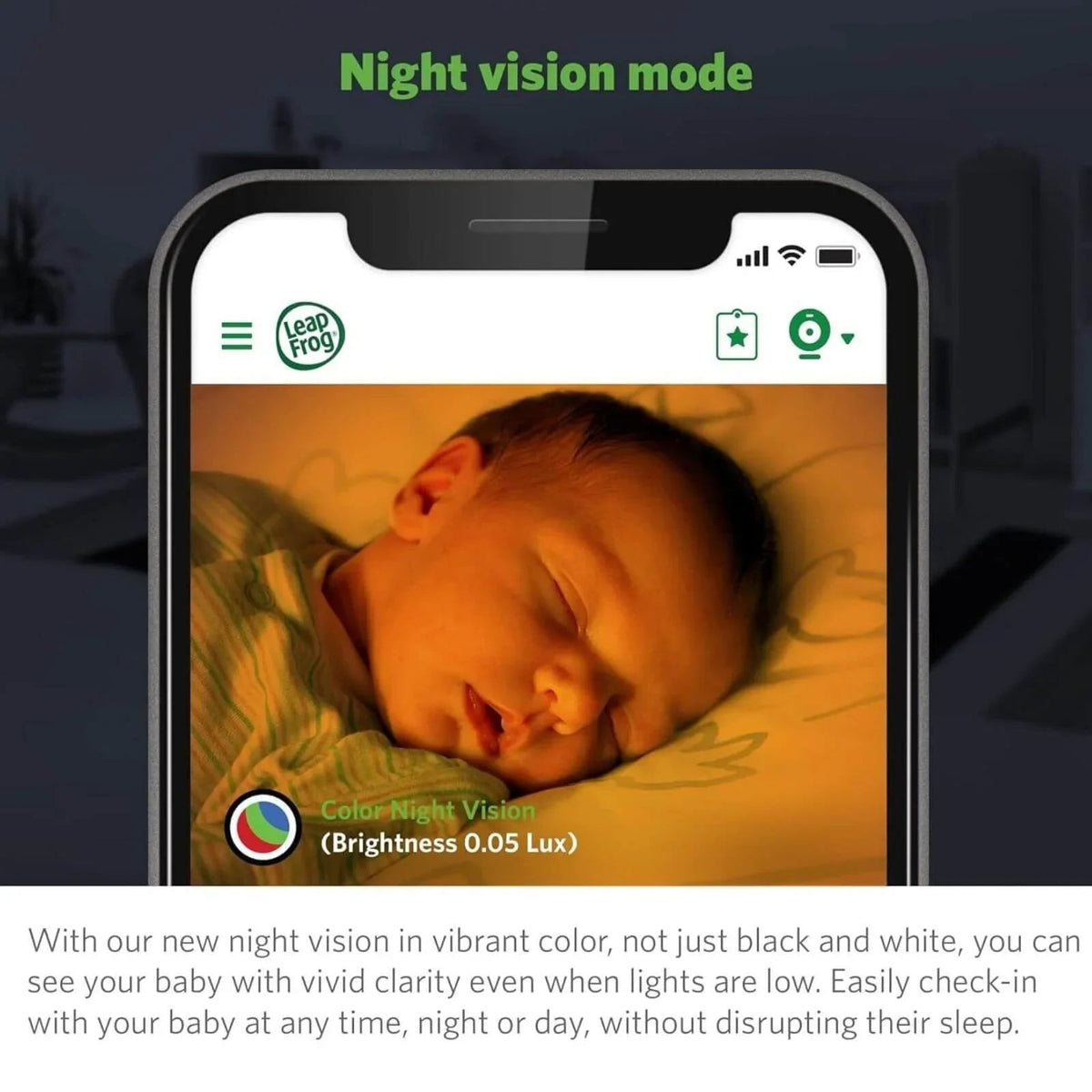 LeapFrog LF1911HD WiFi Standalone Video Baby Monitor | Luxury Home Accessories | Heulog Glow