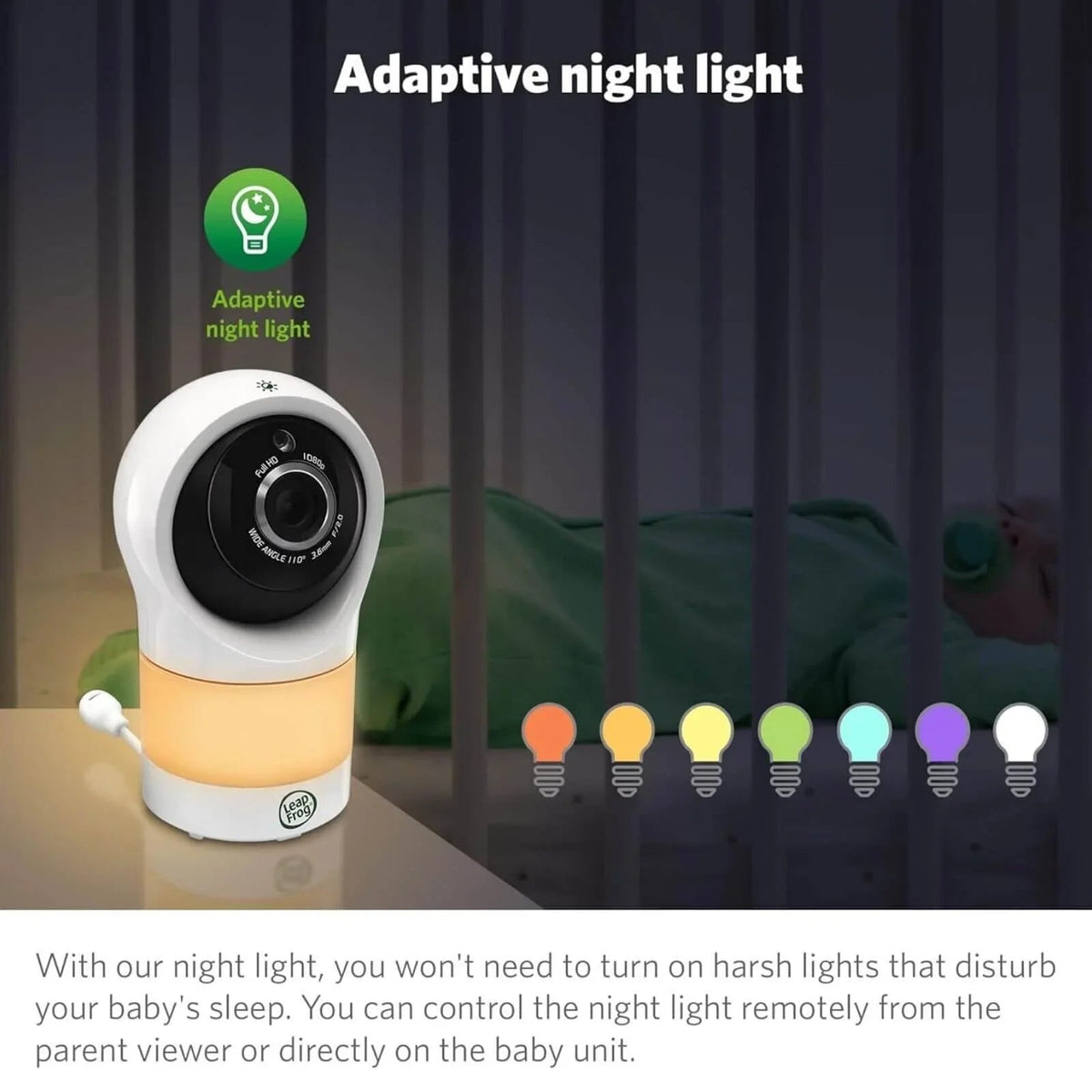 LeapFrog LF1911HD WiFi Standalone Video Baby Monitor | Luxury Home Accessories | Heulog Glow