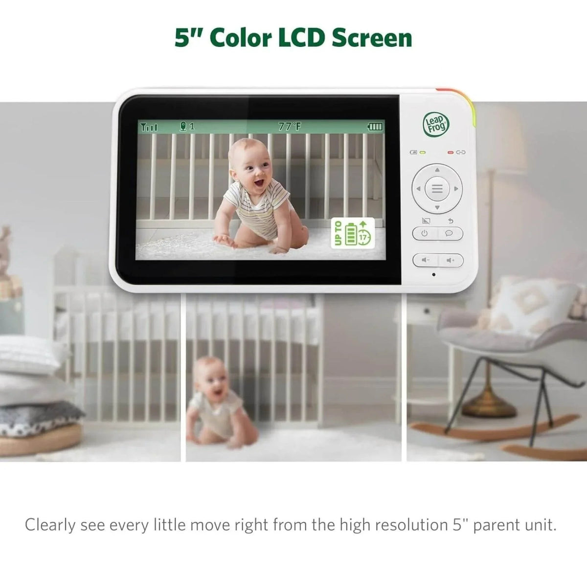 LeapFrog LF2415 5" Night Light Video Monitor | Luxury Home Accessories | Heulog Glow