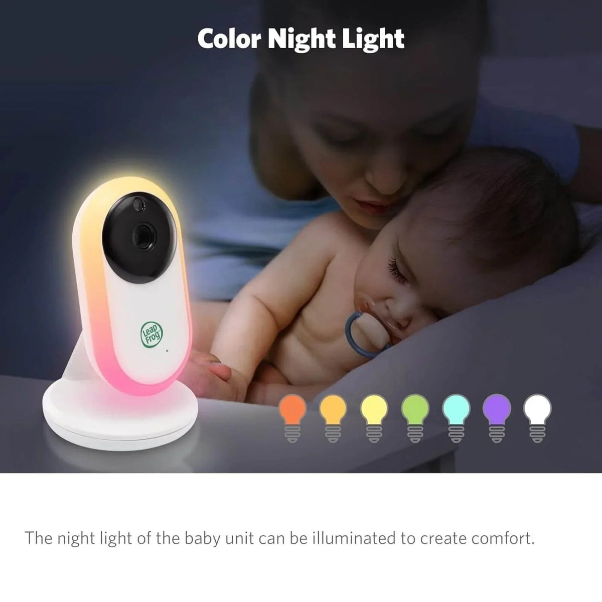 LeapFrog LF2415 5" Night Light Video Monitor | Luxury Home Accessories | Heulog Glow