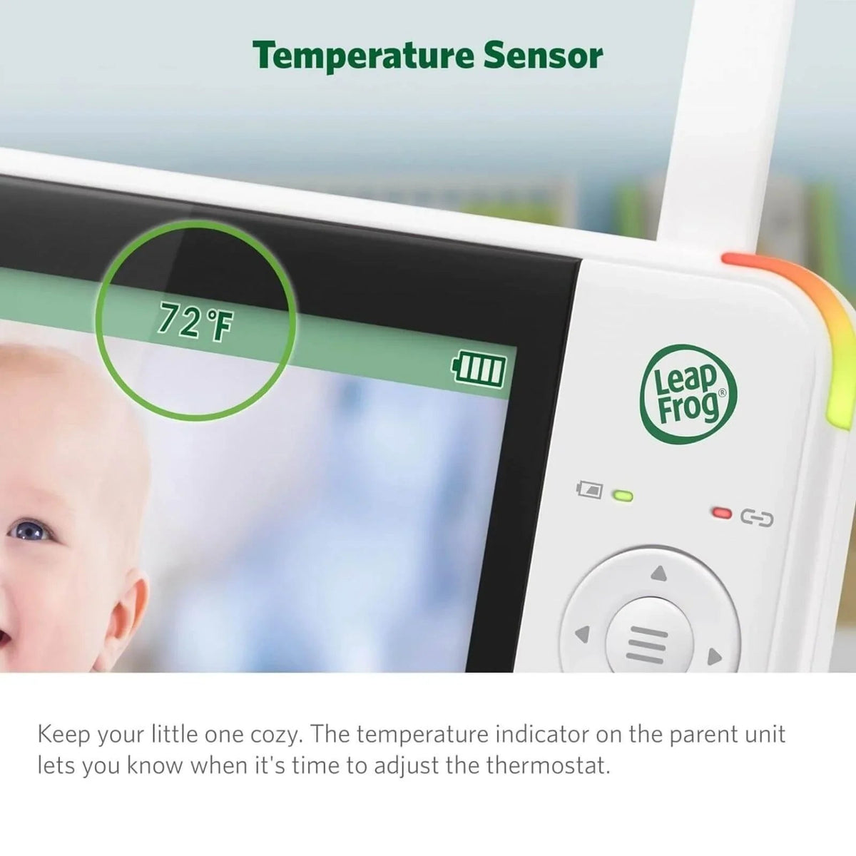 LeapFrog LF2415 5" Night Light Video Monitor | Luxury Home Accessories | Heulog Glow