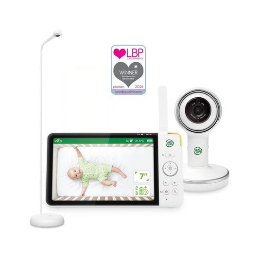 LeapFrog LF5817HD 7" Wi-Fi Smart Video Baby Monitor | Luxury Home Accessories | Heulog Glow