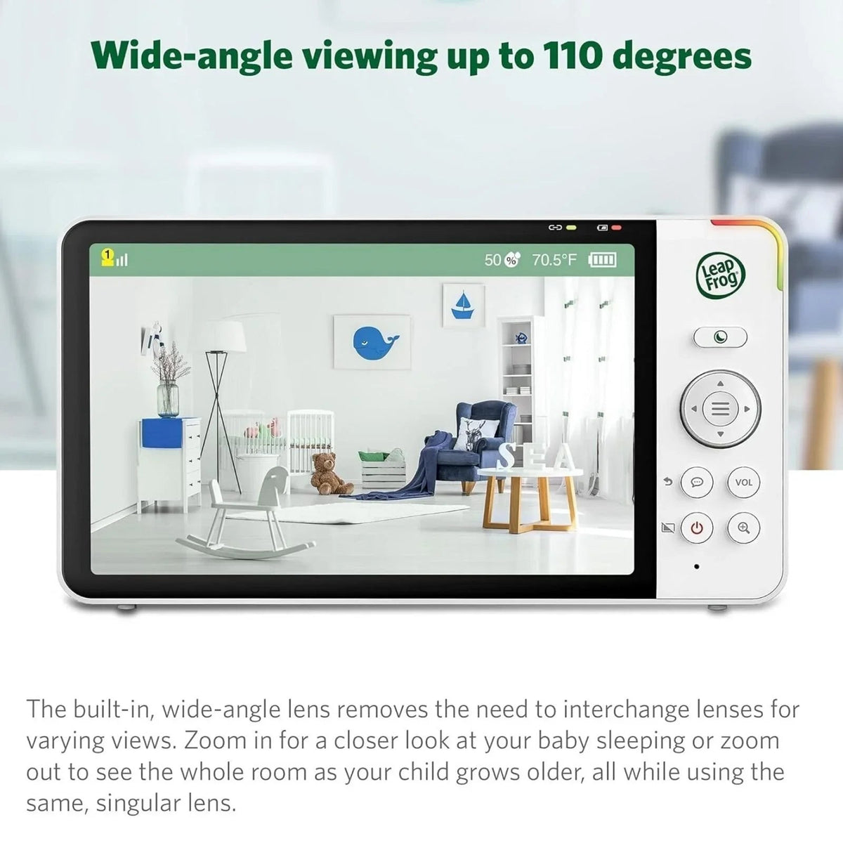 LeapFrog LF915HD 5" High Definition Pan & Tilt Monitor | Luxury Home Accessories | Heulog Glow