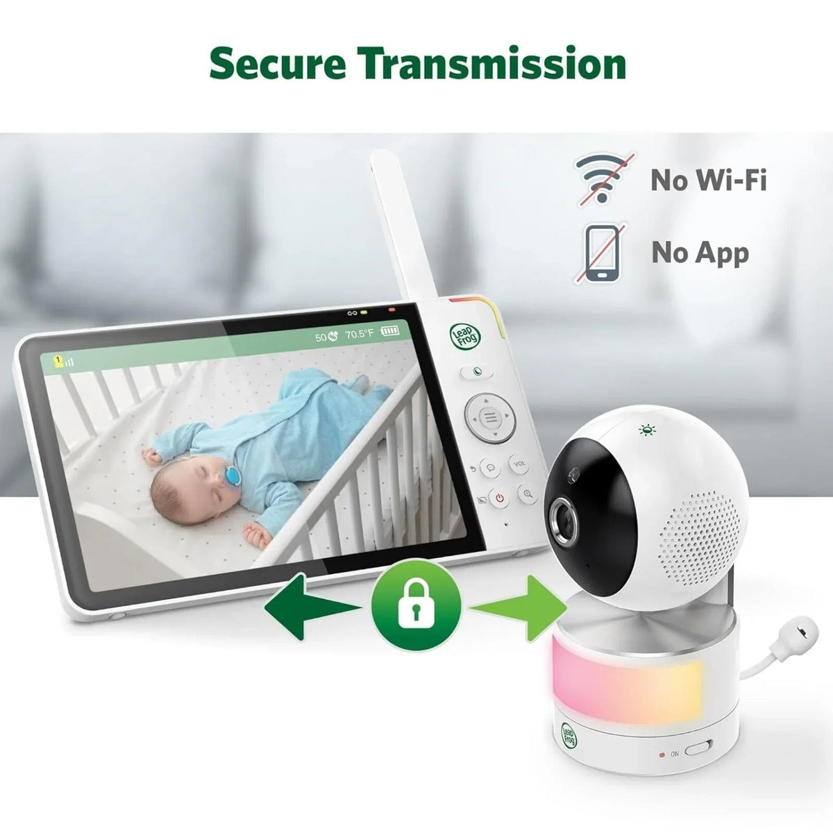 LeapFrog LF920HD 7" HD Video Baby Monitor | Luxury Home Accessories | Heulog Glow