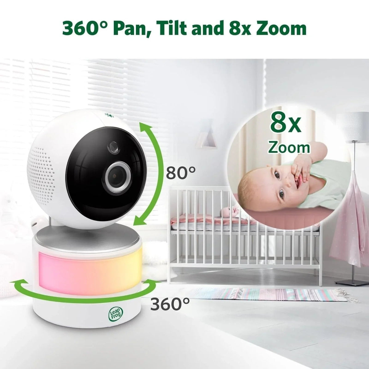 LeapFrog LF920HD 7" HD Video Baby Monitor | Luxury Home Accessories | Heulog Glow