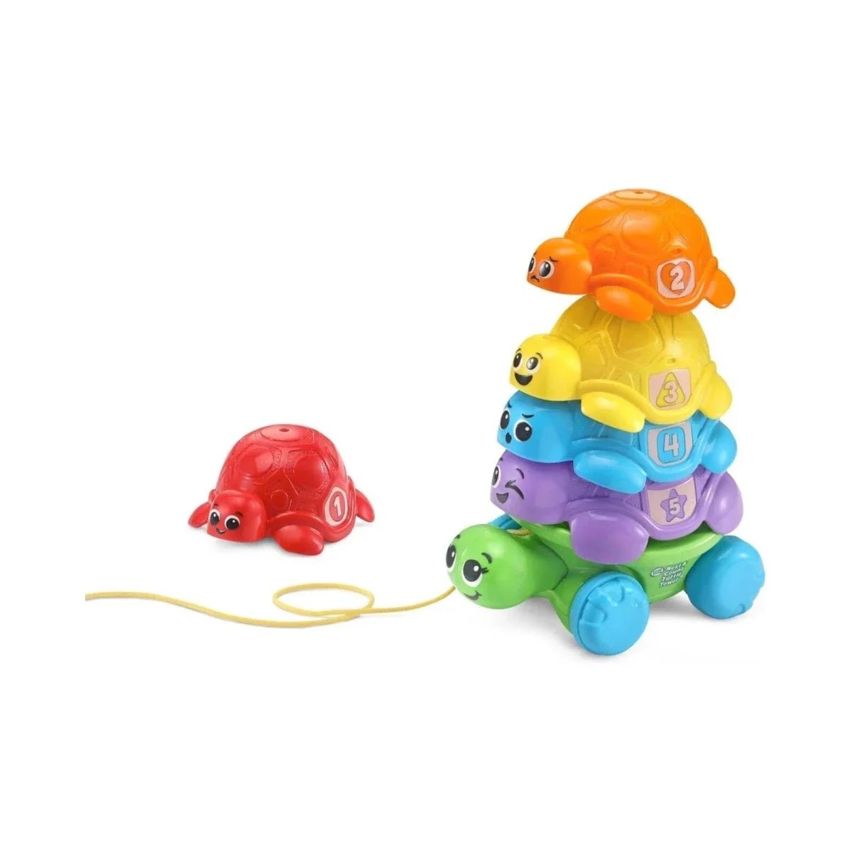 LeapFrog Nest & Count Turtle Tower | Luxury Home Accessories | Heulog Glow
