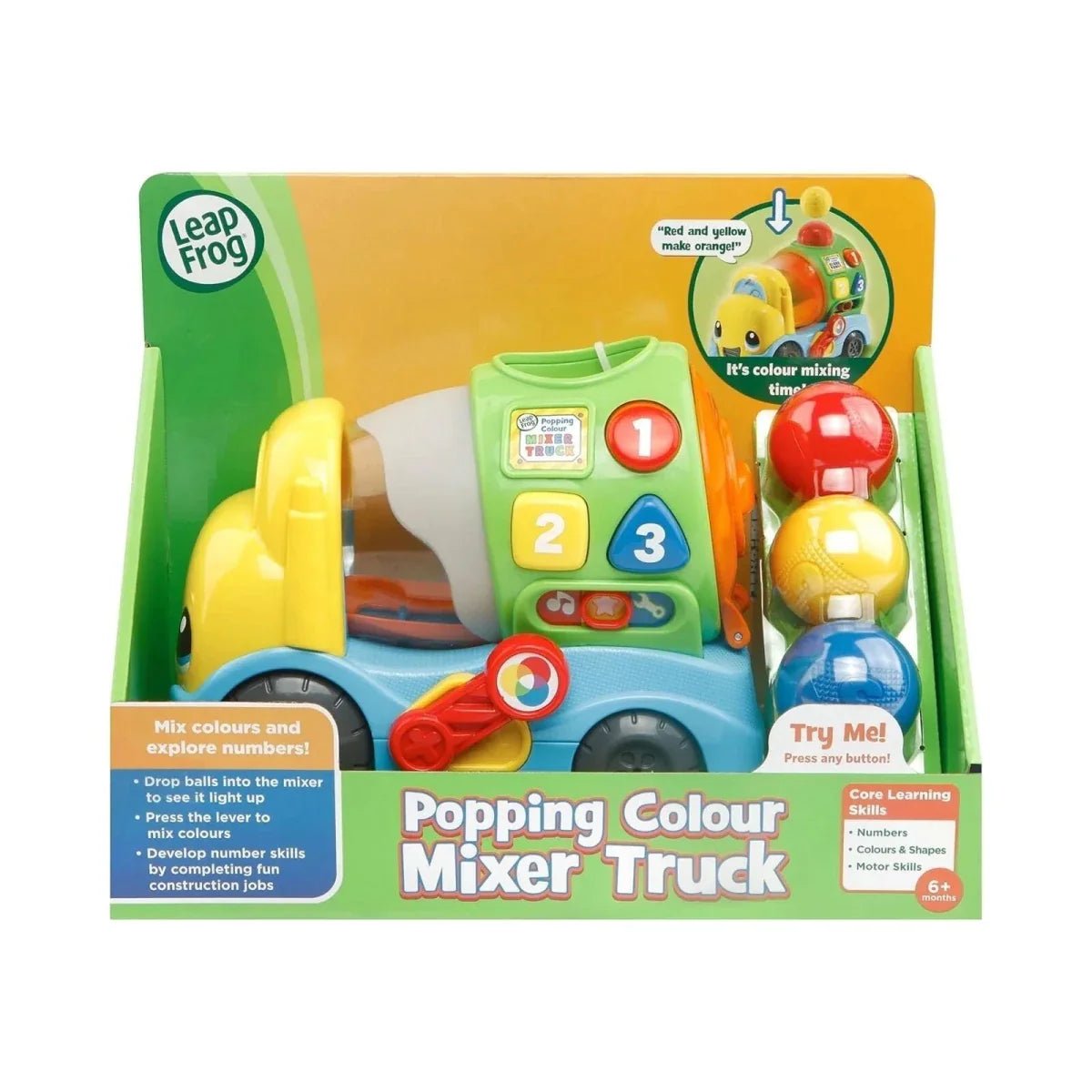 LeapFrog Popping Colour Mixer Truck | Luxury Home Accessories | Heulog Glow