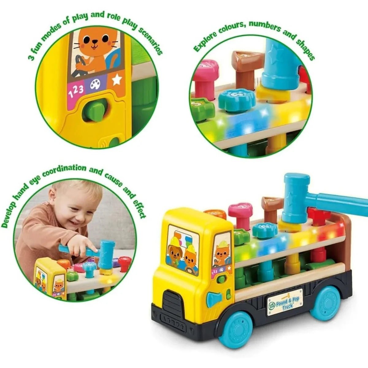 LeapFrog Pound & Pop Truck | Luxury Home Accessories | Heulog Glow
