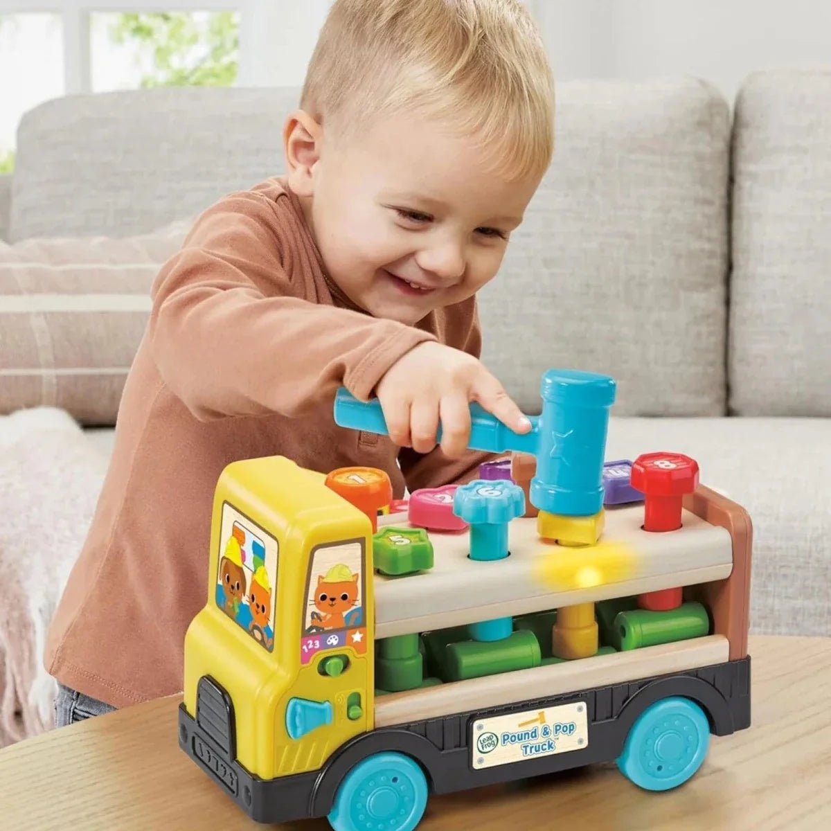 LeapFrog Pound & Pop Truck | Luxury Home Accessories | Heulog Glow