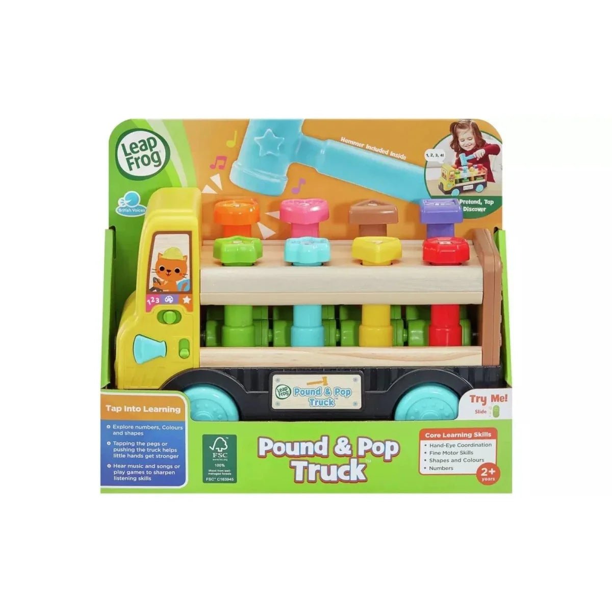 LeapFrog Pound & Pop Truck | Luxury Home Accessories | Heulog Glow