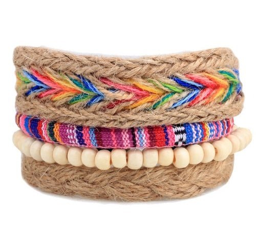 Leather Bracelet Men Multilayer Bead Bracelet Punk Wrap Bracelets for Women Vintage punk Men Jewelry | Luxury Home Accessories | Heulog Glow