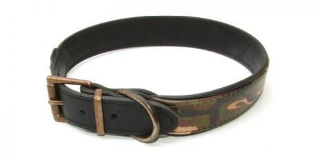 Leather Collar Combat 25mm X 55cm | Luxury Home Accessories | Heulog Glow