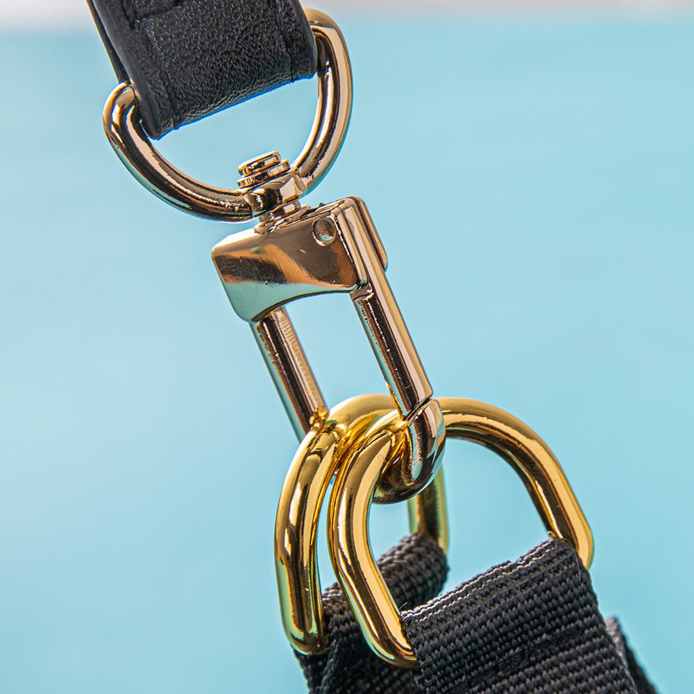 Leather Dog Chest And Back Traction Suit | Luxury Home Accessories | Heulog Glow