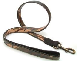Leather Lead Combat 20mm X 100cm | Luxury Home Accessories | Heulog Glow